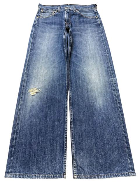 Other Designers Archival Clothing - Vintage 80s Levis 503 Blue Wash Distress Style Baggy Jeans
