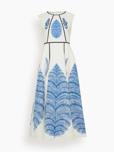GIAMBATTISTA VALLI Dress in Ivory/Blue