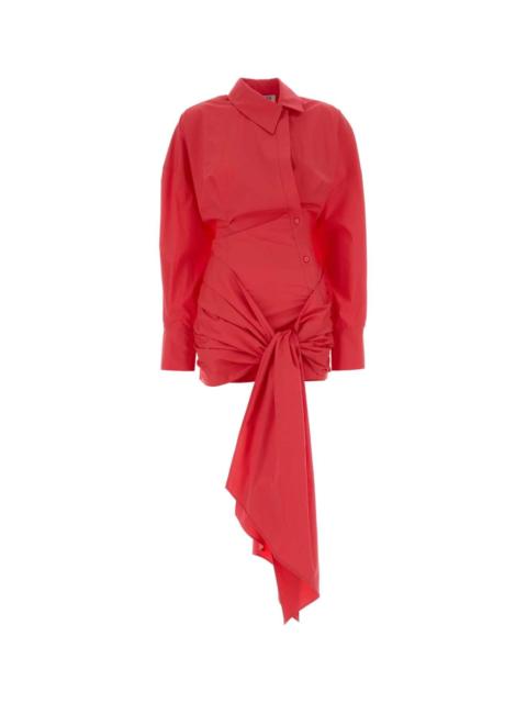 THE ATTICO The Attico Women Coral Poplin Shirt Dress