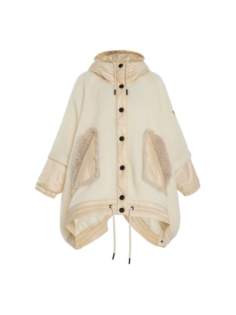 Moncler Grenoble Wool Cape ivory