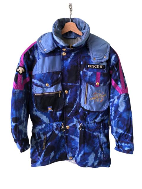 Other Designers Descente - 🔥RARE RIOT DESCENTE COMPETION BLUE CAMO ASTRO JACKET