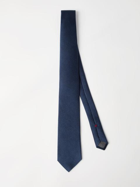 Brunello Cucinelli Textured silk twill tie