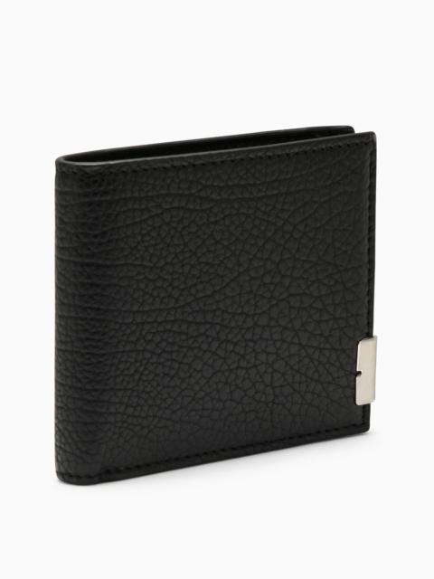 Burberry Black Leather B Cut Wallet