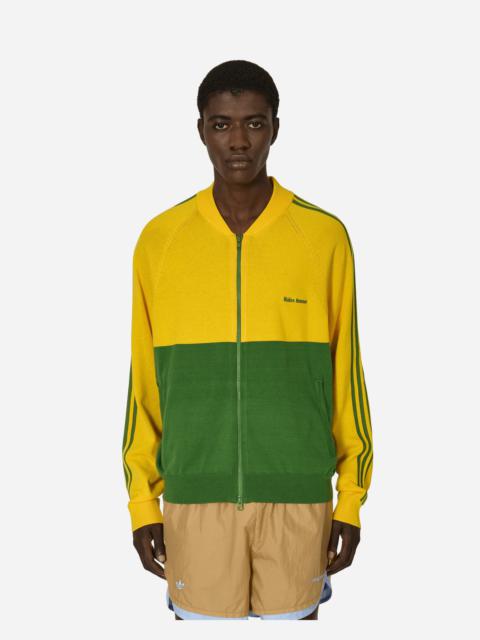 adidas Wales Bonner New Knit Track Top Bold Gold / Crew Green