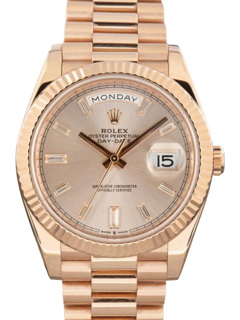 ROLEX Rolex Day-Date 40 Ref 228235 Sundust Diamond Dial