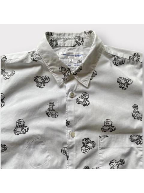 Comme Des Garçons CDG Shirt Line Artwork By Katsuya Terada Shirt