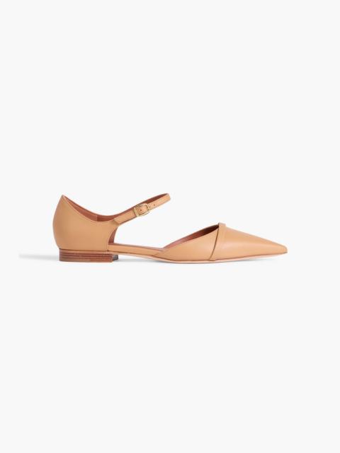 MALONE SOULIERS Ulla leather point-toe flats