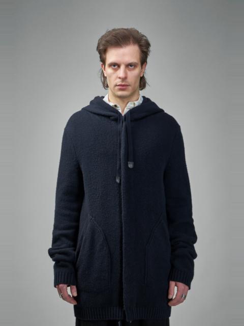 GEOFFREY B. SMALL Extended-Length Long Hooded Cardigan