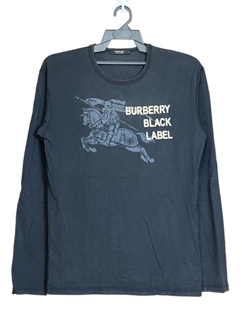 Burberry 💥NICE💥BURBERRY BLACK LABEL BIG LOGO LONGSLEEVE SHIRT