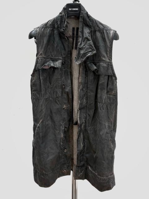 Rick Owens Rick Owens Early Dirty-Dye Distressed Vest