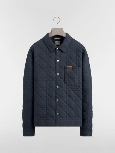 Dior Cannage Overshirt with Leather Dior Patch