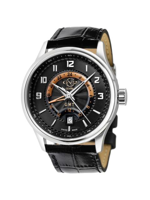 Other Designers GV2 by Gevril Giromondo Quartz Black Dial Men's Watch 42300