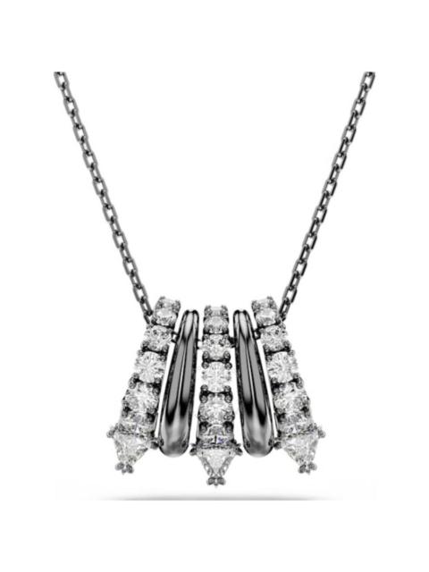 Other Designers Swarovski Sublima Ruthenium Plated Crystal Necklace