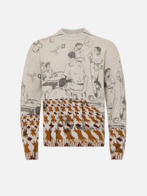 Other Designers Jw Anderson Men Print Jacquard Jumper