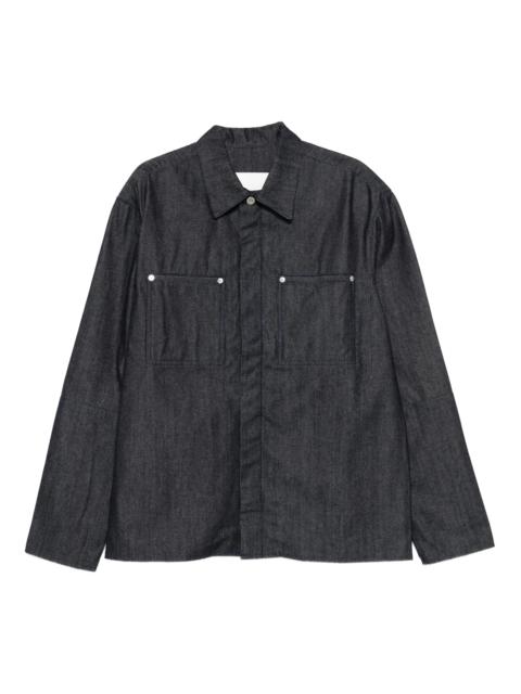 sage NATION long-sleeved denim shirt