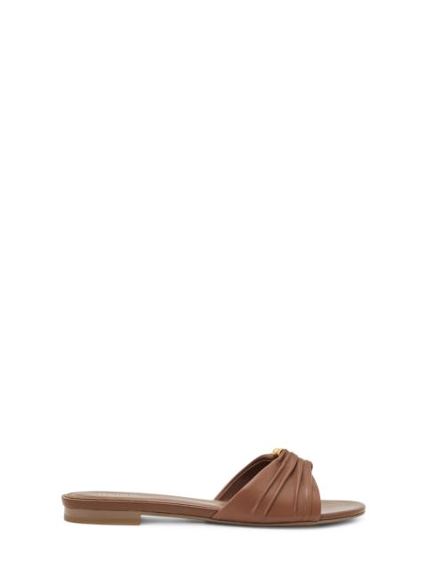 REISS Reiss Alana Open Ring Slide Sandals in Tan at Nordstrom