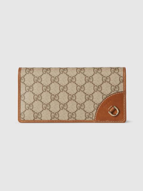 GUCCI GG Emblem continental wallet