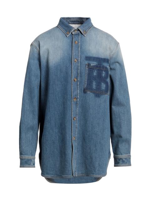Burberry Blue Men's Denim Shirt