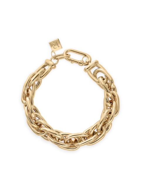 LAUREN RUBINSKI Small 14K Yellow Gold Bracelet gold