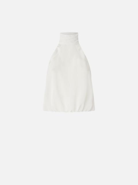 PINKO HALTERNECK TOP WITH REAR OPENING