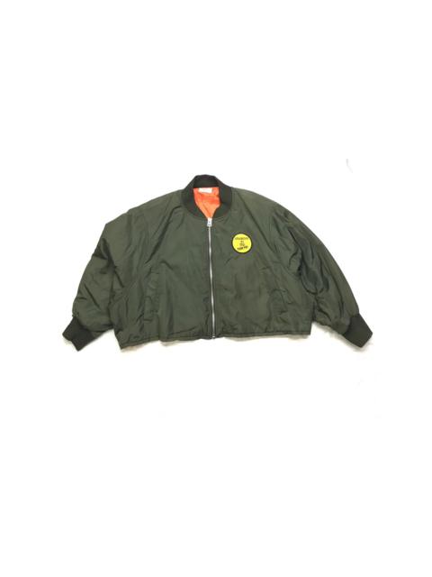 Other Designers Designer - Oversized Cropped W.W.G anarchy in the tokyo Bomber jacket