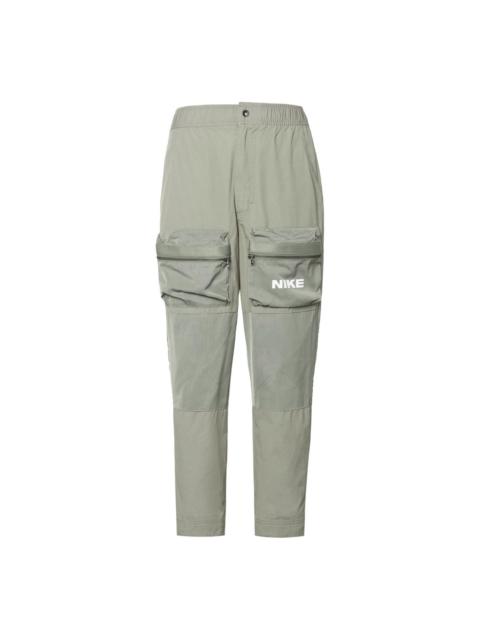 Nike Men's Nike 3D Big Pocket Logo Printing Sports Pants/Trousers/Joggers Light Green DC6958-320