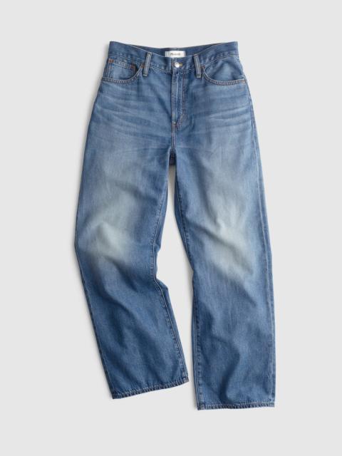 Madewell The Perfect Vintage Wide-Leg Crop Jean in Airy Denim