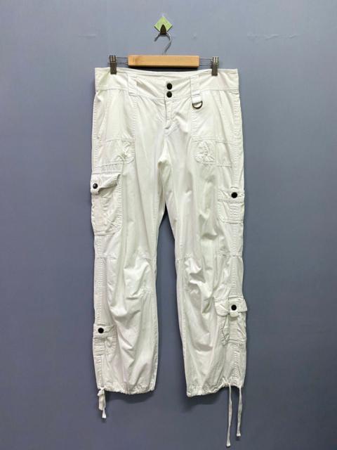 Other Designers Cargo AEROPOSTALE 8 Pocket Parachute White Pants