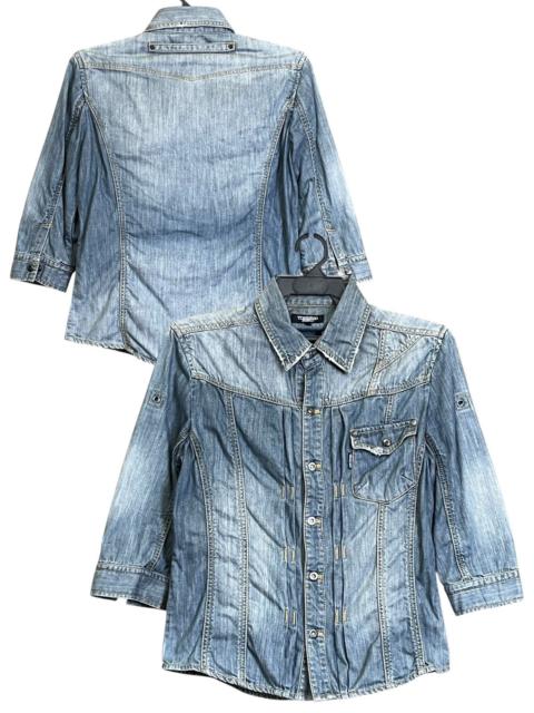 Other Designers TORNADO MART JAPAN 3quarter hand trucker denim jacket