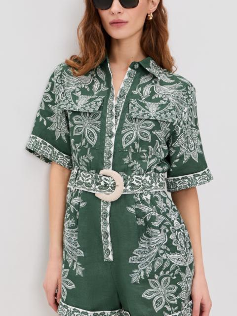 FARM RIO Miranda Short Sleeve Romper