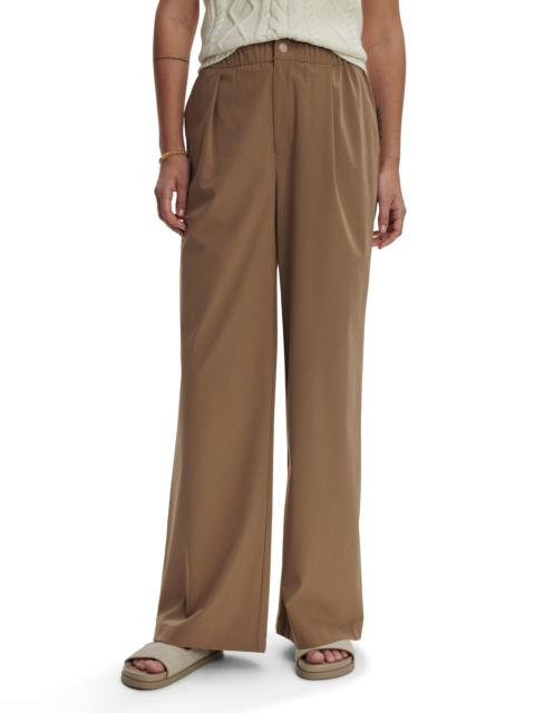 VARLEY Varley Kayson Wide Leg Pants in Taupe Stone at Nordstrom