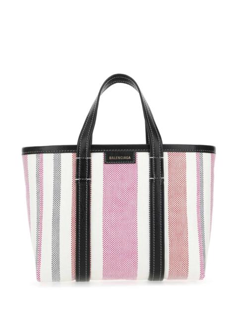 Balenciaga Women Multicolor Raffia Barbes Handbag