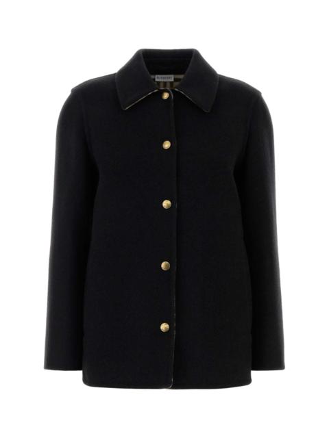 Burberry Burberry Women Black Wool Oversize Shirt