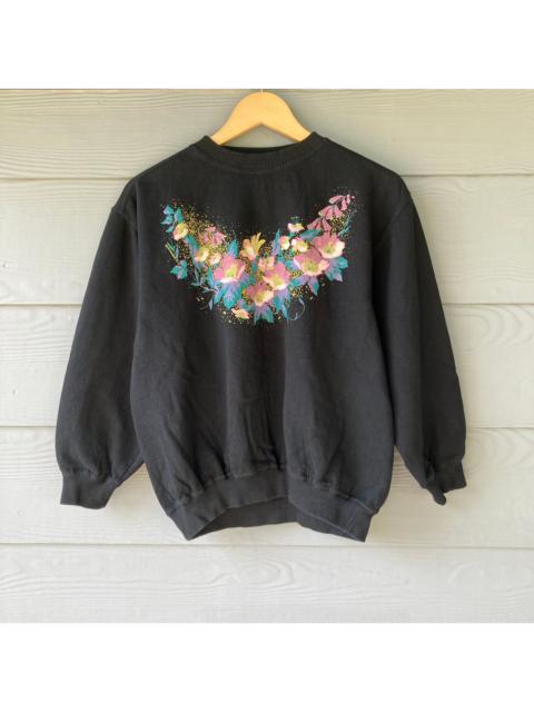 Other Designers Vintage - 90s XCII Wildside L.A CA Black Sweatshirt