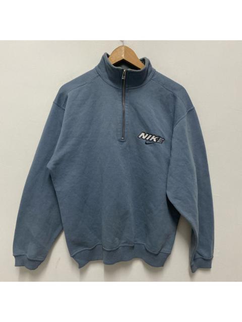 Nike Vintage Nike Sweatshirt Half Zipper Travis Big Logo Embroidery