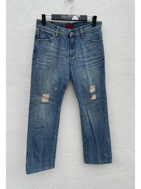 Other Designers Distressed Denim - Japan Brand Lib Ace Distressed Jeans