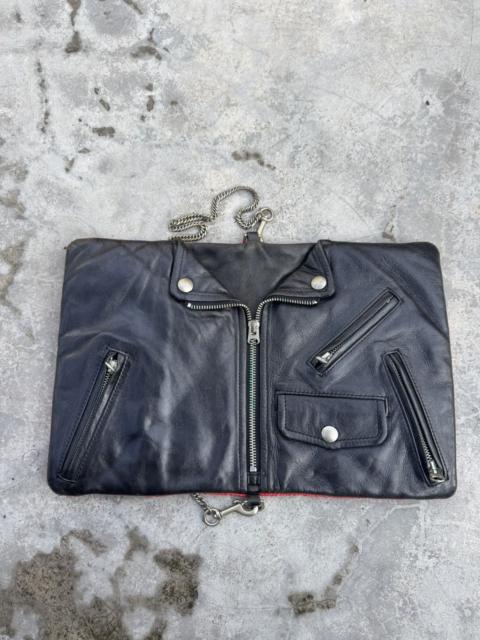 Other Designers Japanese Brand - Beautiful People Japan Patina Black Leather Bag