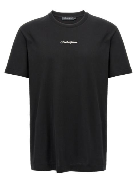 Dolce & Gabbana Dolce & Gabbana Men Logo Embroidery T-Shirt