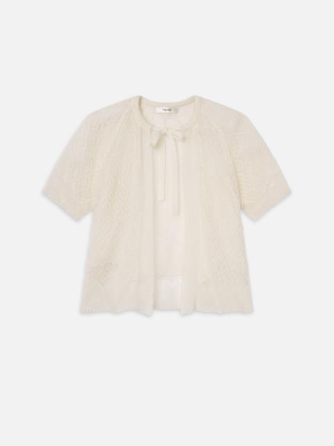 FRAME The Delicate Tie Sweater