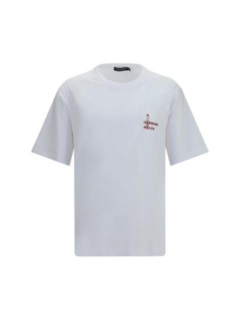 Dolce & Gabbana Dolce & Gabbana Men Cotton T-Shirt With Back Print
