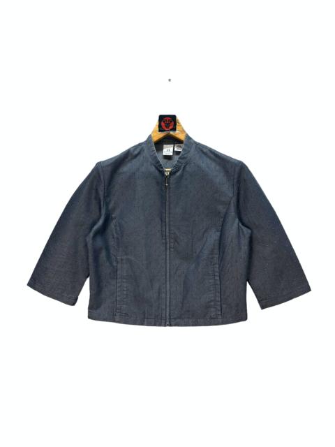 Other Designers ARMANI EXCHANGE CROPPED JACKET #7648-160