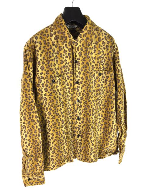 BEAMS PLUS Beams Leopard Stripe Long Sleeve Button Shirt