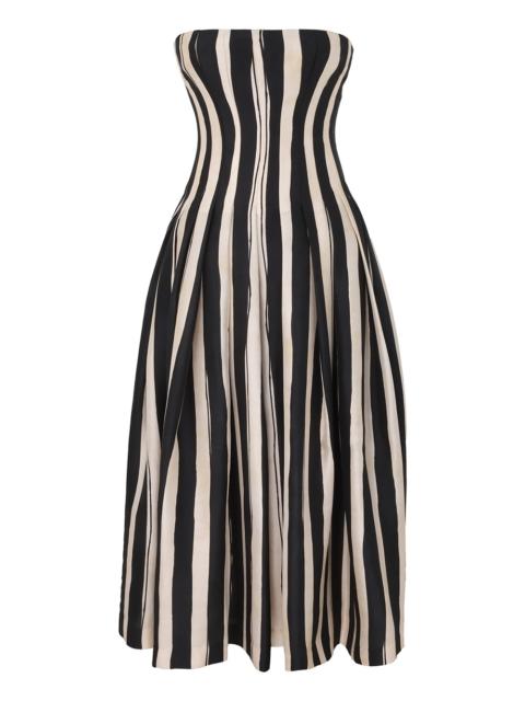 Zimmermann REBELLION PAINT STRIPE GOWN