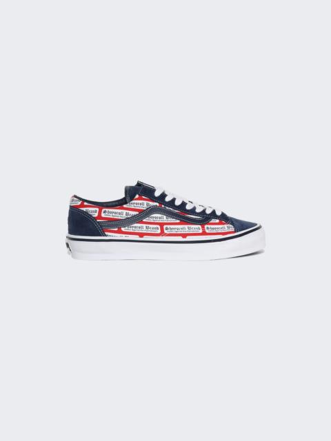 Vans X Shoyoroll Otw Old Skool 36 Sneakers Dress Blue And Racing Red