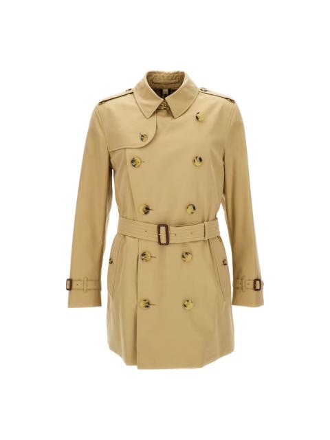 'kensington' Beige Trench Coat With Matching Belt In Cotton Man