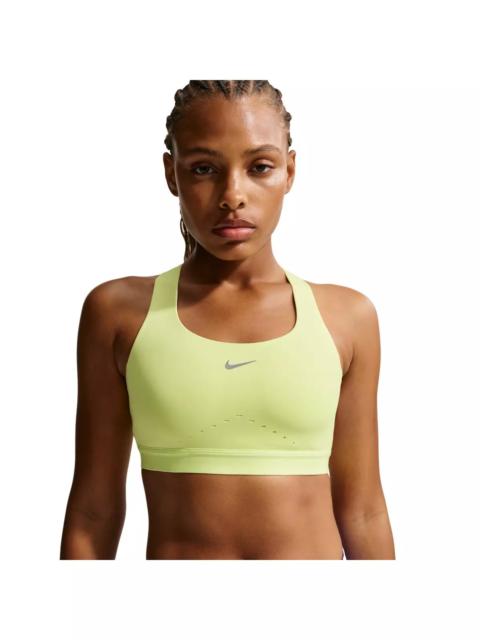 Nike Women's Swift High-Support Lightly Lined Sports Bra -Yellow