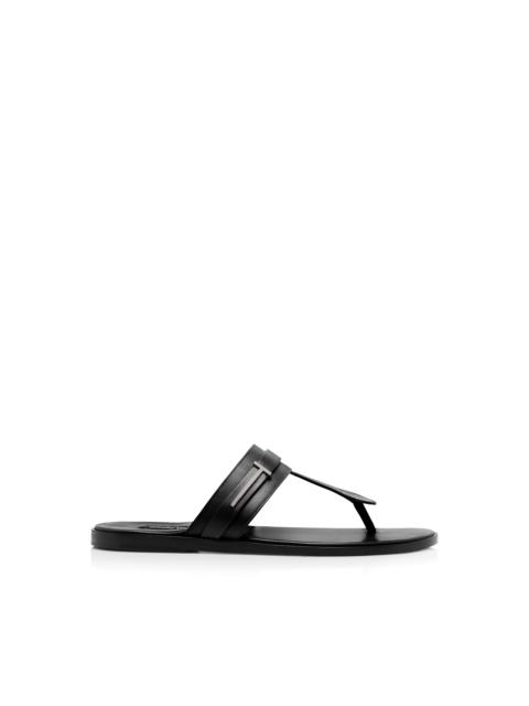 TOM FORD SMOOTH LEATHER T-SANDAL