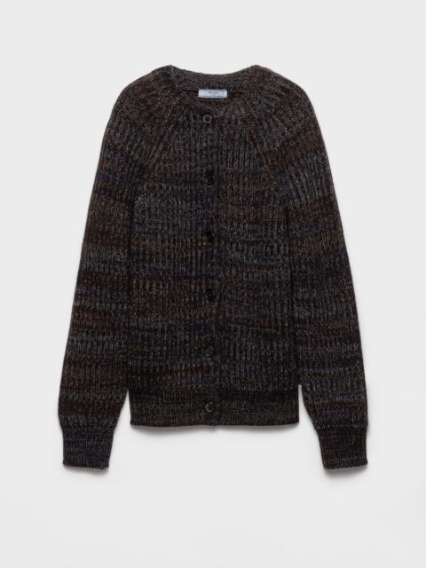 Prada Mouliné wool cardigan