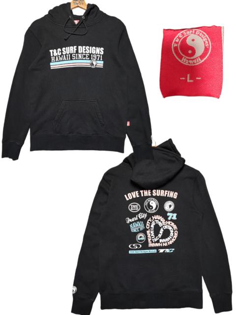 Other Designers Vintage - T&C SURF DESIGN HOODIES SPELLOUT