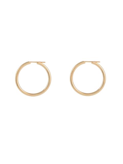 GABRIELA HEARST Small Loop Earrings in 18K Yellow Gold